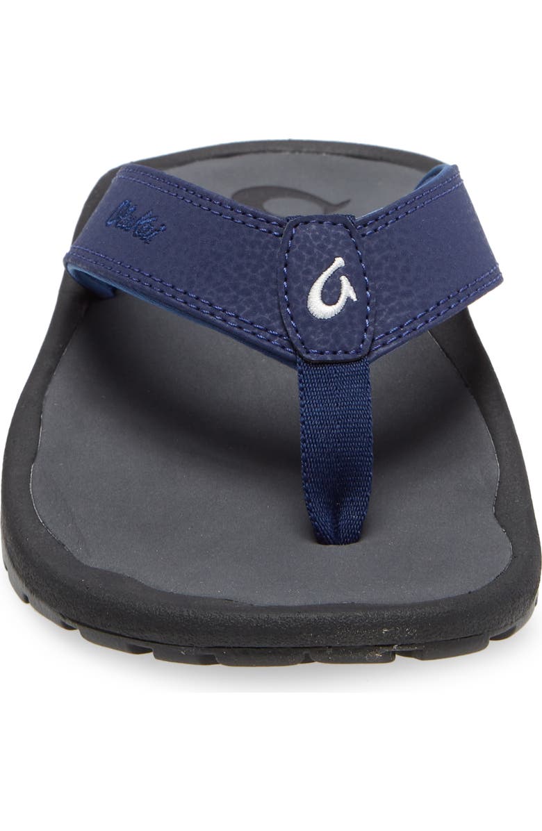 OluKai Ohana Flip Flop, Alternate, color, Pacifica / Dk Shadow