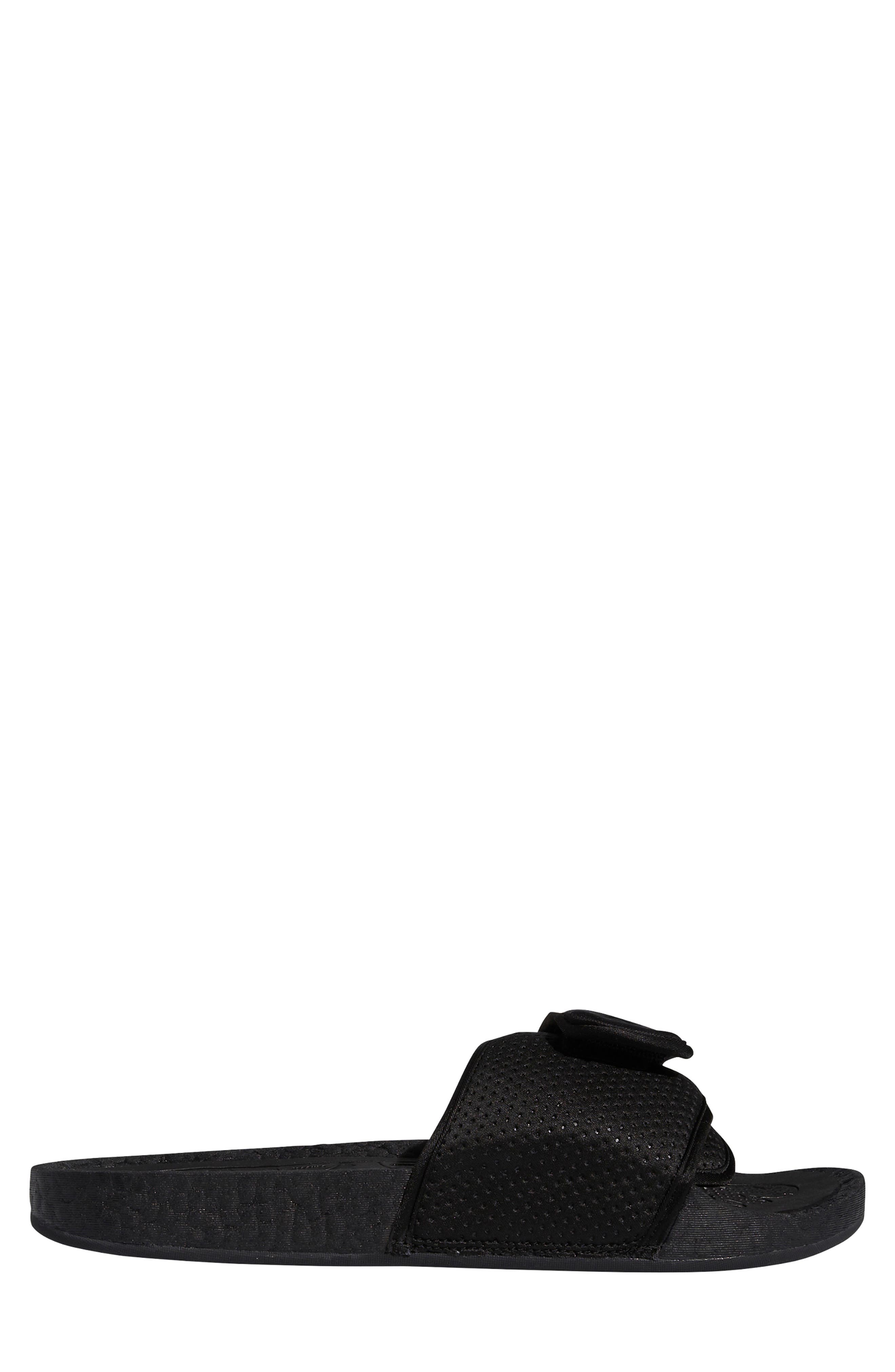 Y-3 adidas x Pharrell Williams Boost Sport Slide Sandal, Alternate, color, CORE BLACK
