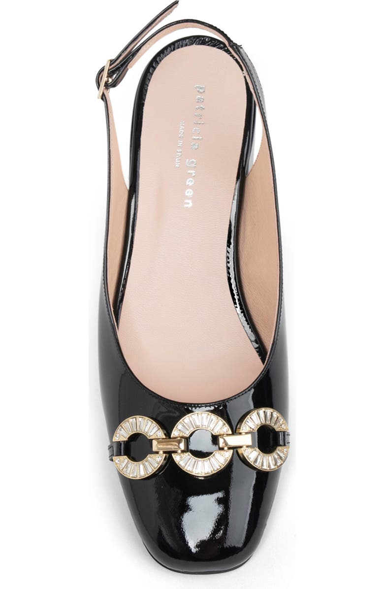 patricia green Aubrey Slingback Pump, Alternate, color, Black Patent