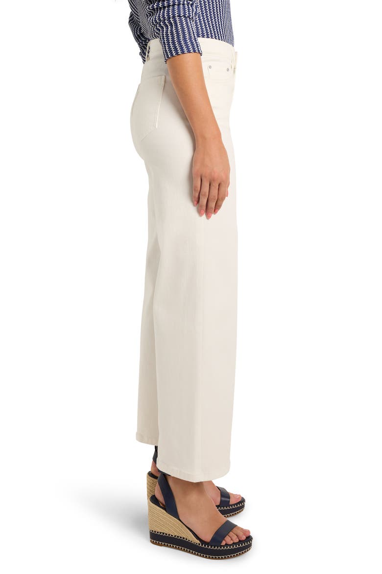 Forward Seam Wide Leg Ankle Jeans, Alternate, color, PAPER WHITE