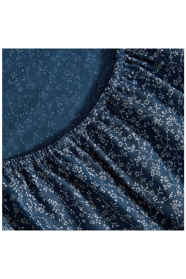 Cotton Percale Sheet Set, Alternate, color, DARK BLUE