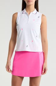 G/FORE Embroidered Piqué Golf Polo