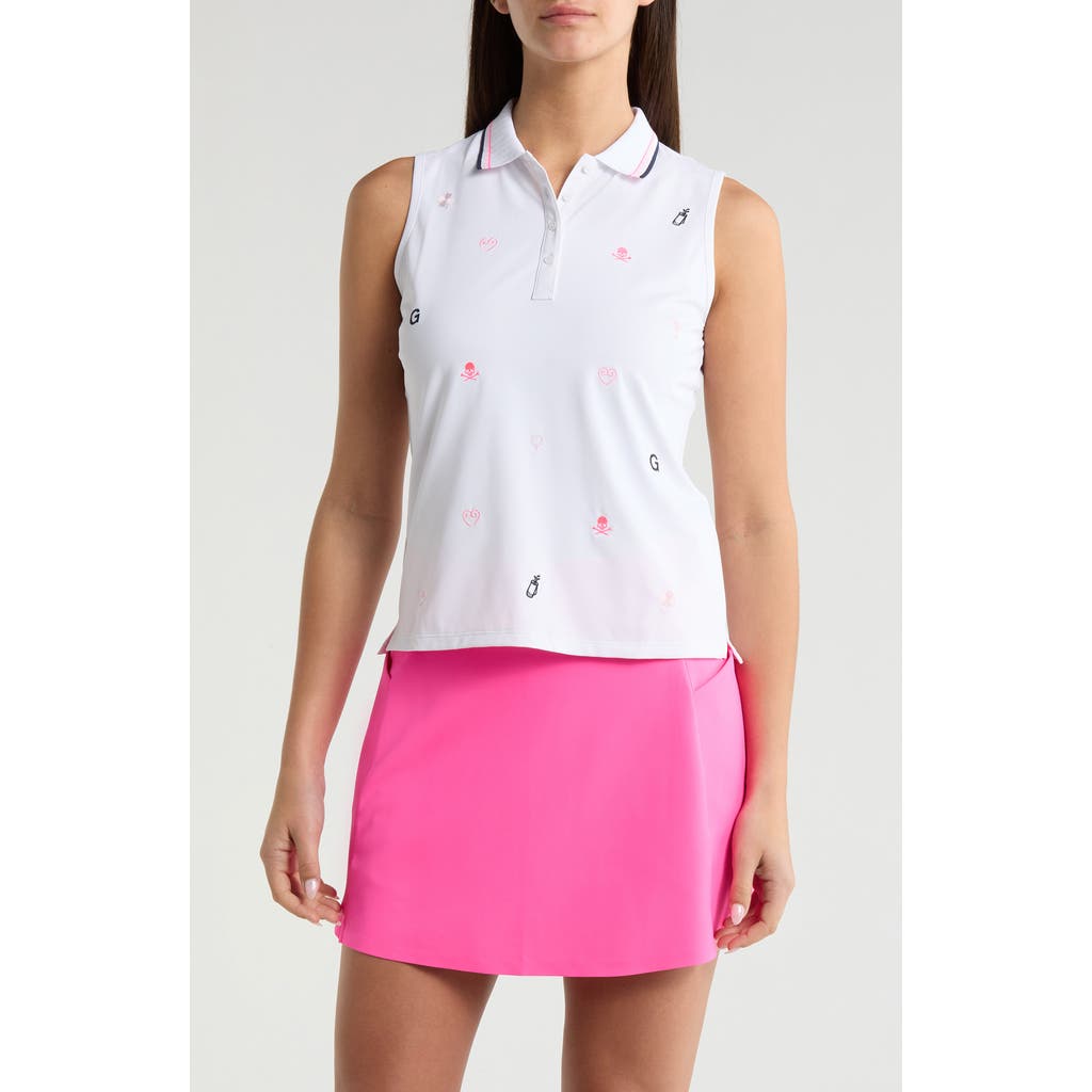 G/fore Embroidered Piqué Polo