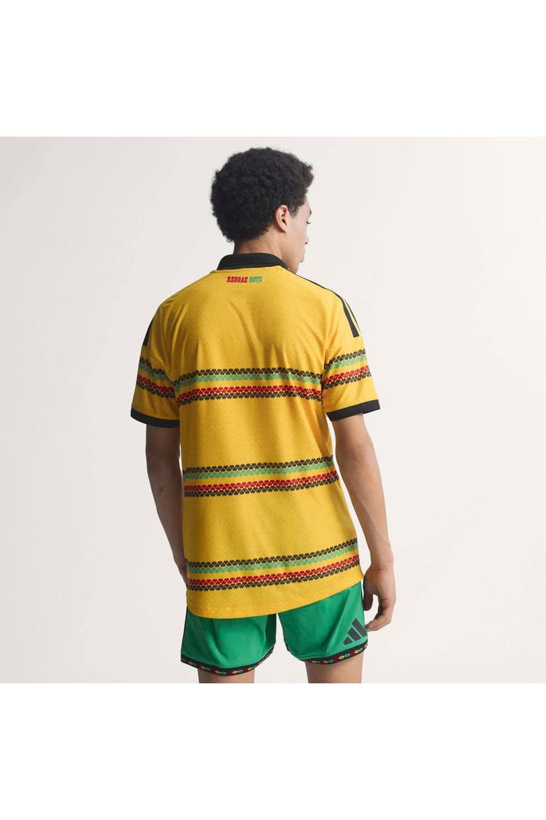 Men's adidas Yellow Jamaica National Team 2026 Home On-Field Authentic Jersey, Alternate, color, Yellow