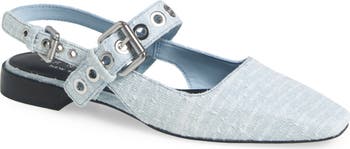 Moto Astra Mary Jane Slingback Flat