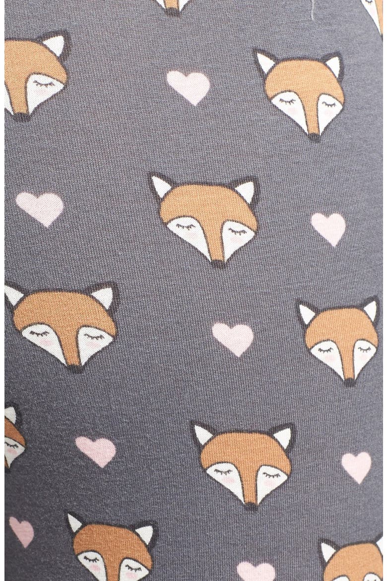 Print Leggings, Alternate, color, CHARCOAL/ FOXES
