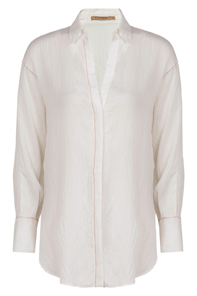 Bailey Cover-Up Shirt, Alternate, color, OFF WHITE