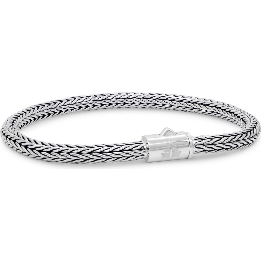 Devata Foxtail Round 4mm Chain Bracelet In Metallic