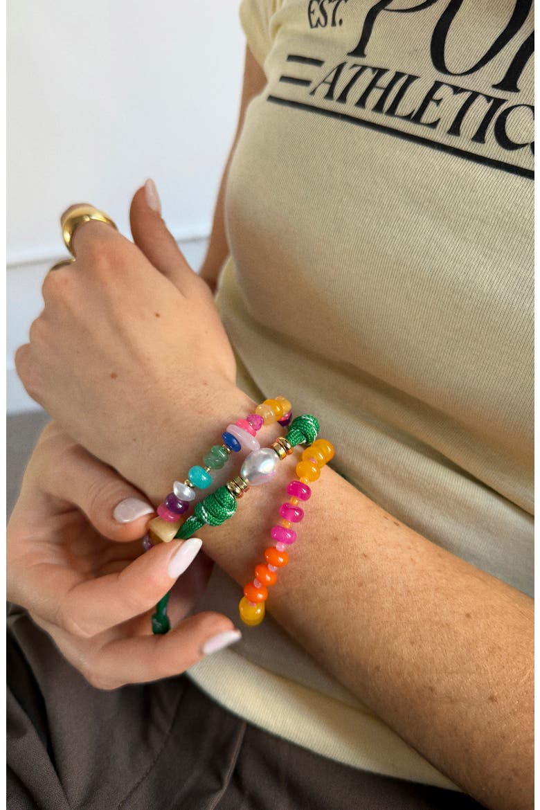 On the Bright Side Set of 3 Assorted Bracelets, Alternate, color, RAINBOW