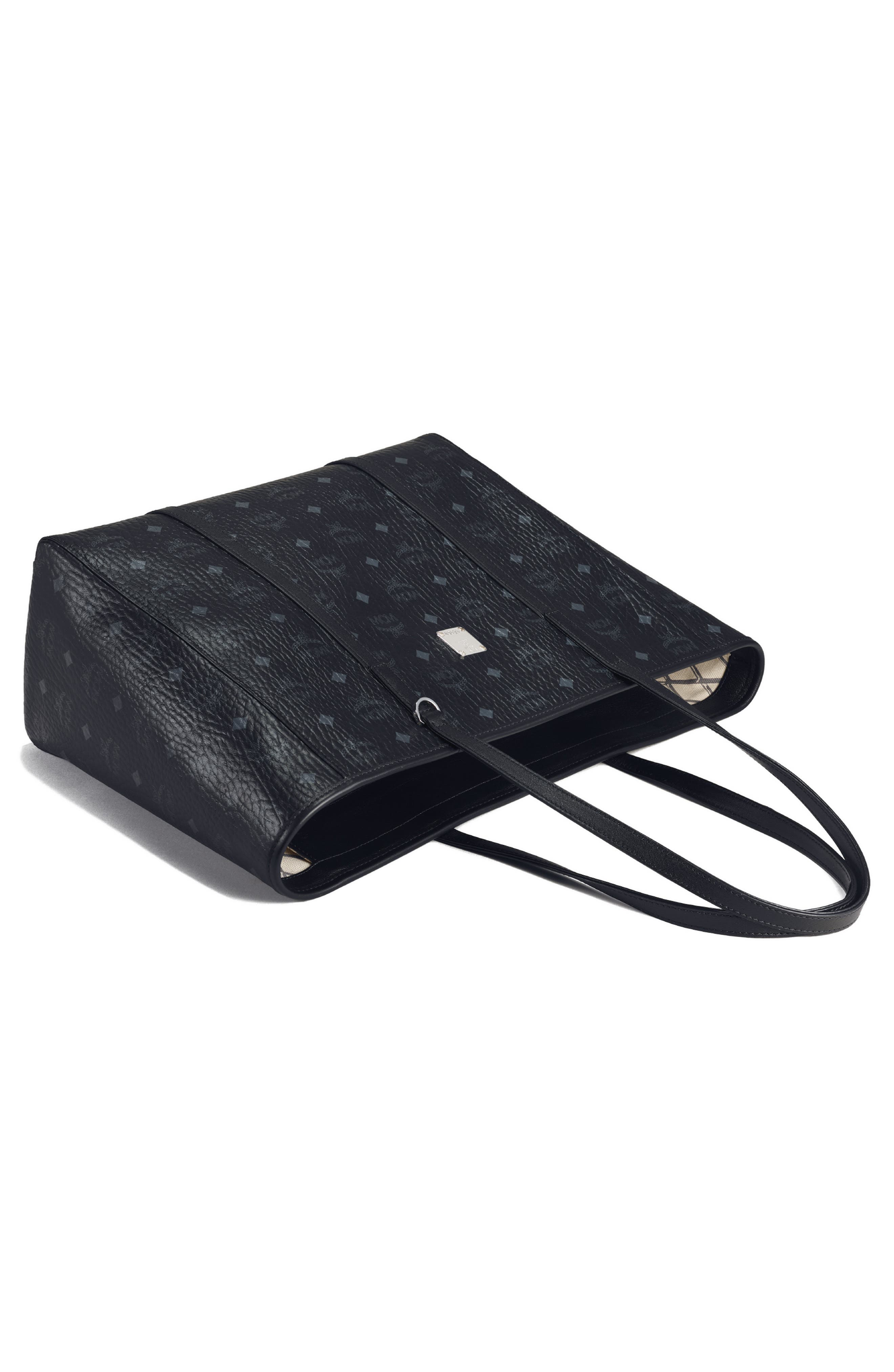 MCM Medium Toni Visetos Coated Canvas East/West Shopper, Alternate, color, 