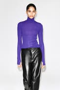 COS Merino Wool Turtleneck Top
