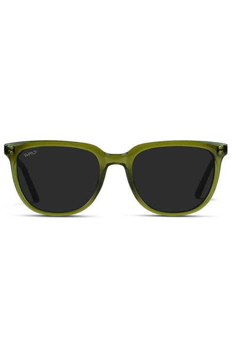 Abner - 52mm Classic Square Polarized Sunglasses