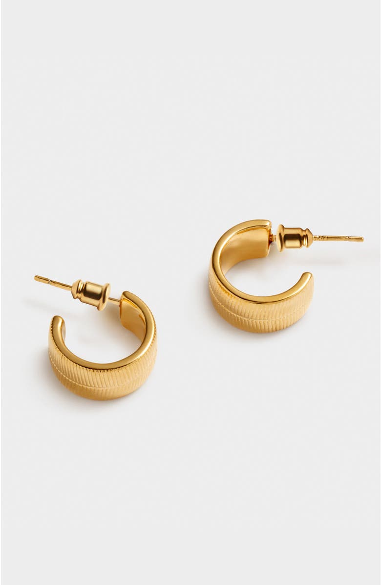 Katie Loxton Ciana Snake Huggie Hoop Earrings, Alternate, color,