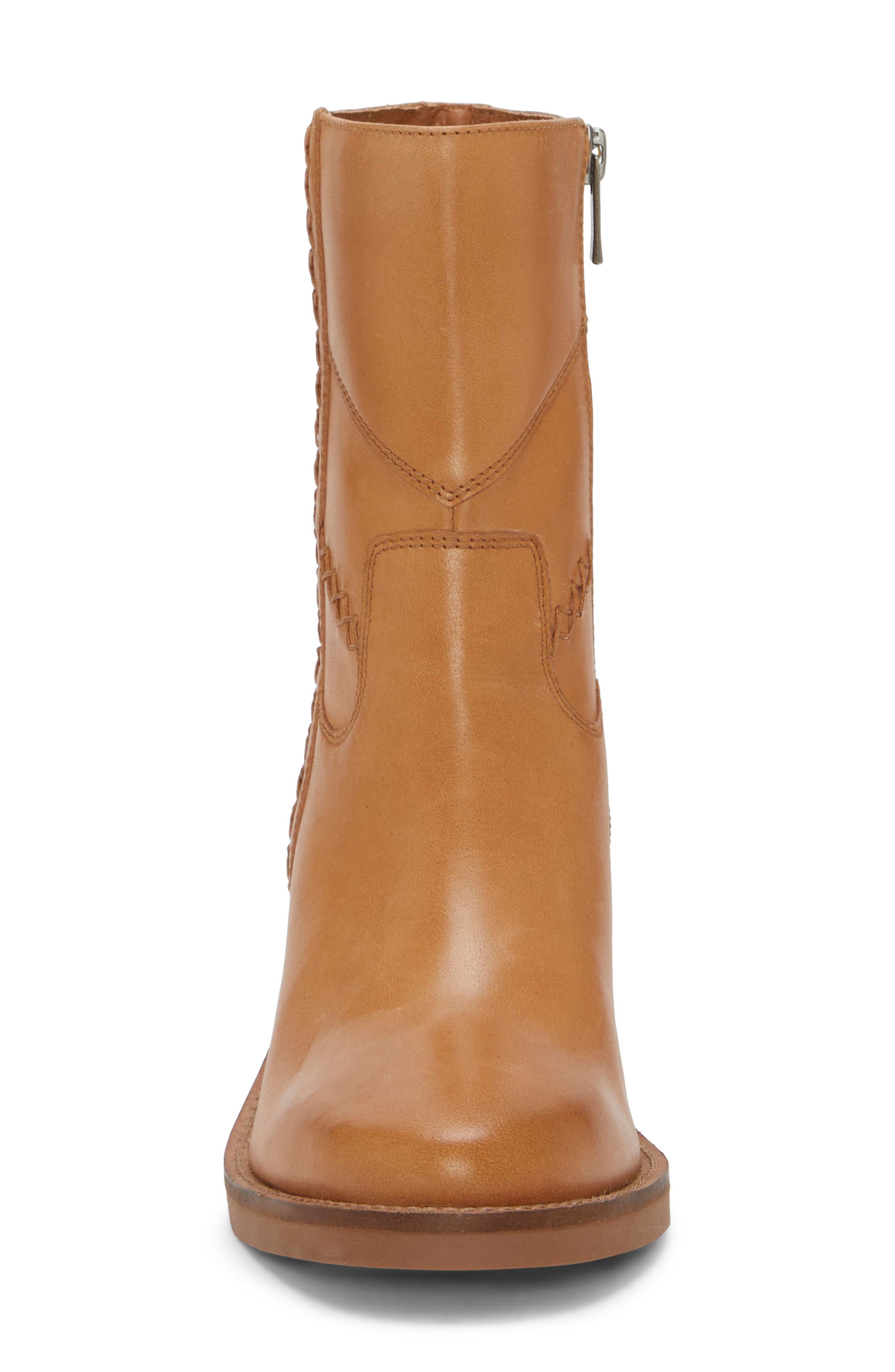 Lucky Brand Milev Bootie, Alternate, color, Tan Leather