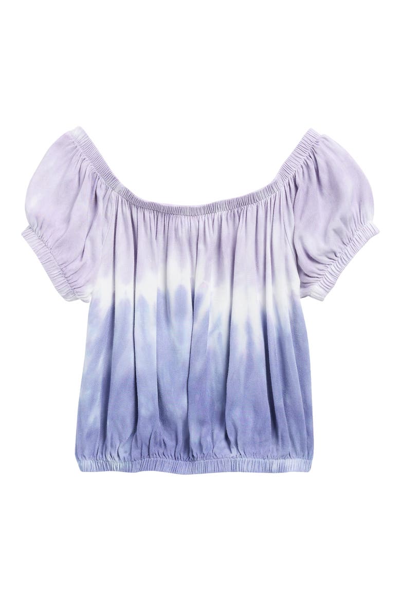 Kids' Tie Dye Top, Main, color, LAVENDER VIOLET