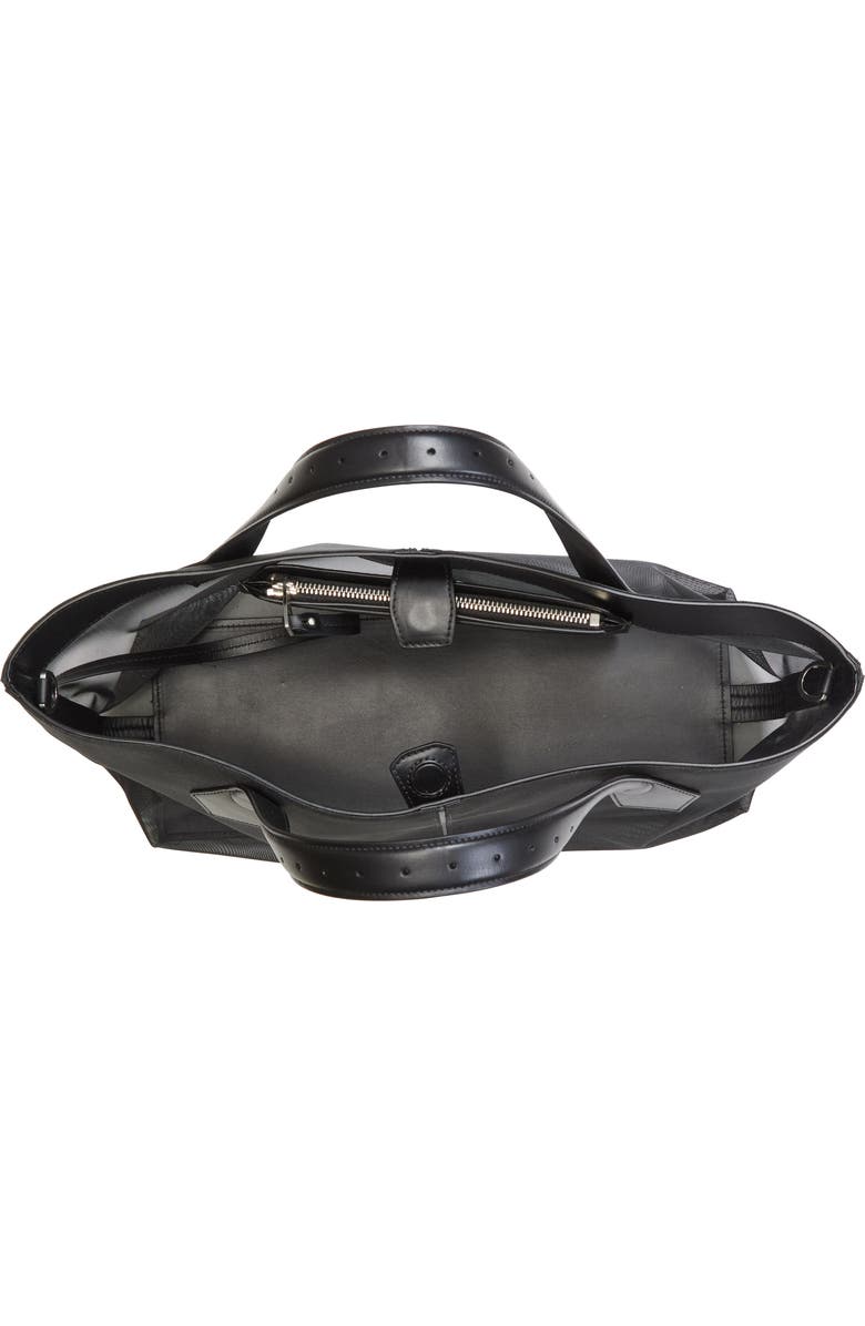 Proenza Schouler Chelsea Mesh East/West Tote, Alternate, color, Black