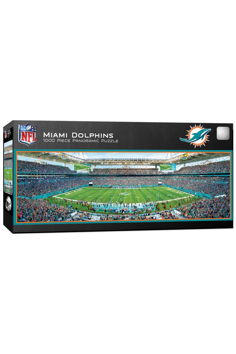 Miami Dolphins 1000pc Panoramic Puzzle, Main, color, Multicolor