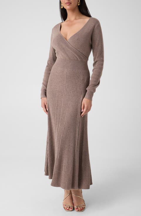 Helsinki Long Sleeve Midi Sweater Dress