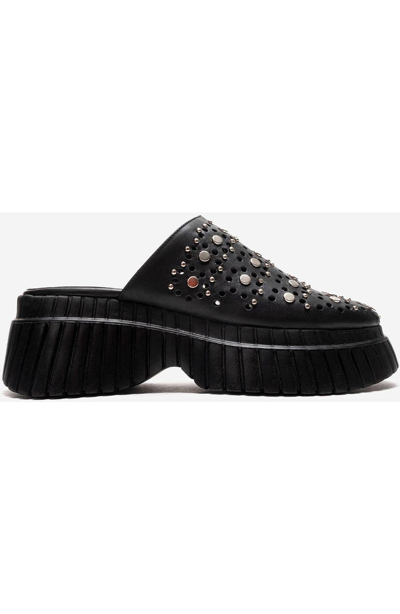 Forever & Always Shoes Harlow Leather Platform Sandal, Alternate, color, Black