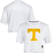 adidas Women's adidas  White Tennessee Volunteers Cropped Fashion Jersey