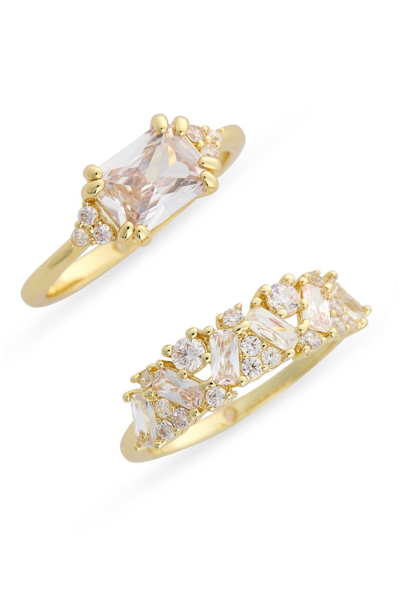 2-Piece Engagement Ring Set, Main, color, GOLD