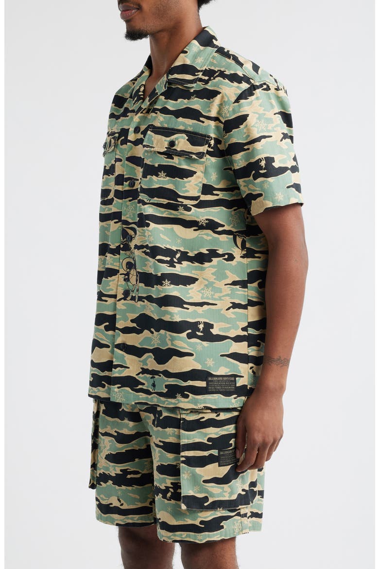 BB Tiger Camo Cotton Camp Shirt, Alternate, color, MOJAVE DESERT