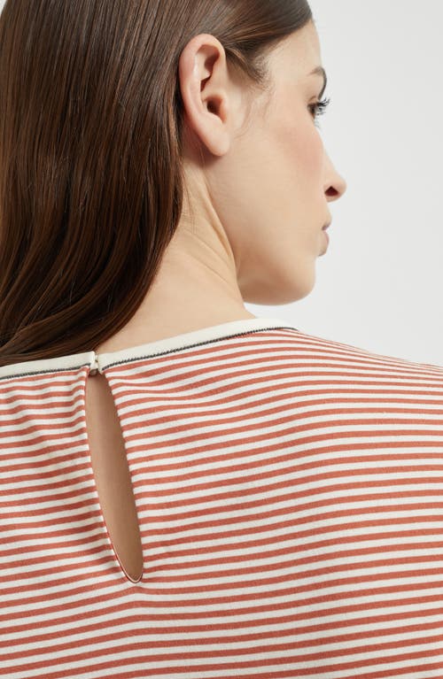 Brunello Cucinelli Gestreiftes T-shirt