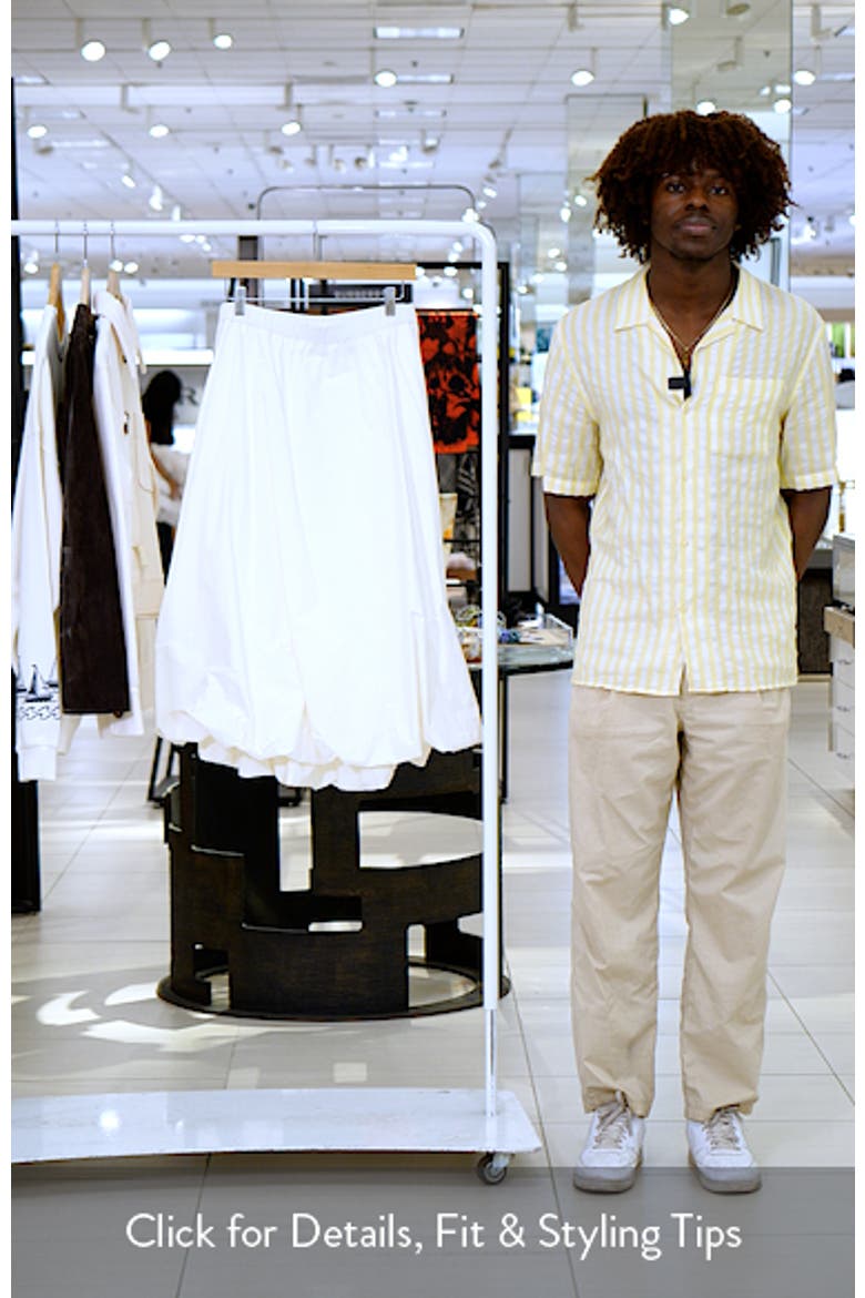 Stretch Poplin Bubble Skirt video