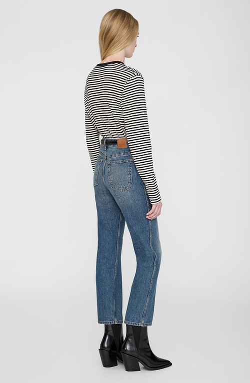 Anine Bing Alessia Long Sleeve Tee In Multi