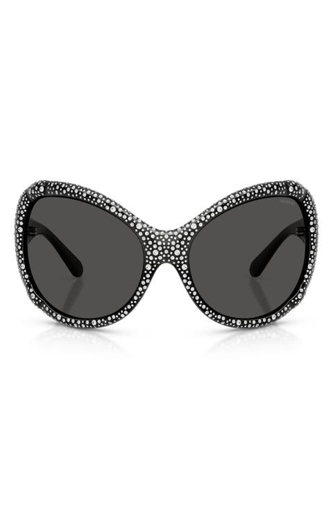 72mm Butterfly Sunglasses