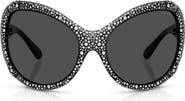Swarovski 72mm Butterfly Sunglasses