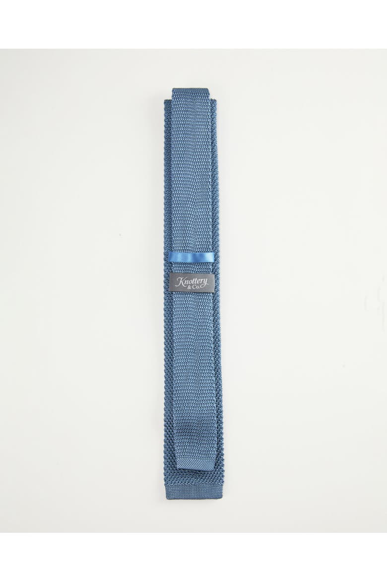 Classic Knit Silk Tie, Alternate, color, Sky Blue