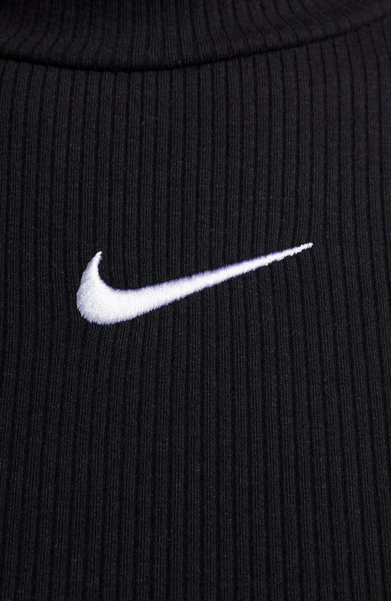 Nike Sportswear Swoosh Mock Neck Long Sleeve Minidress, Alternate, color,