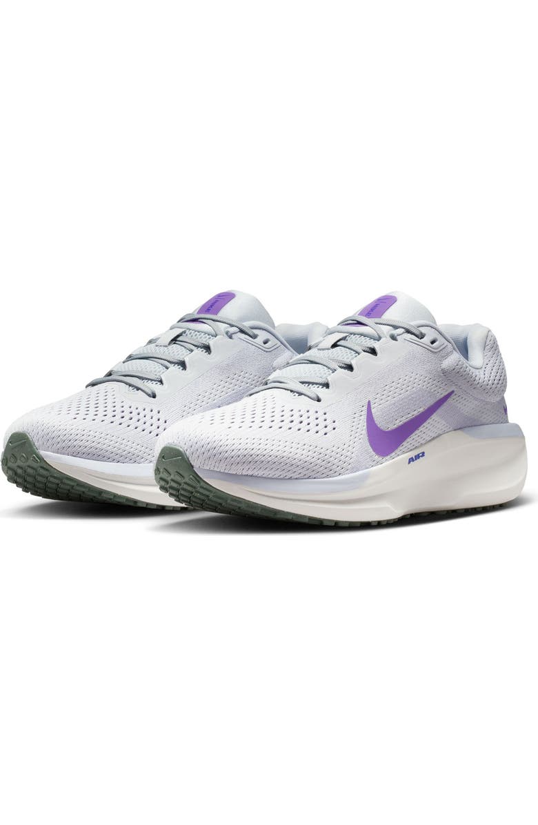 Nike Air Winflo 11 Running Shoe, Main, color, Platinum/ Ghost/ Violet