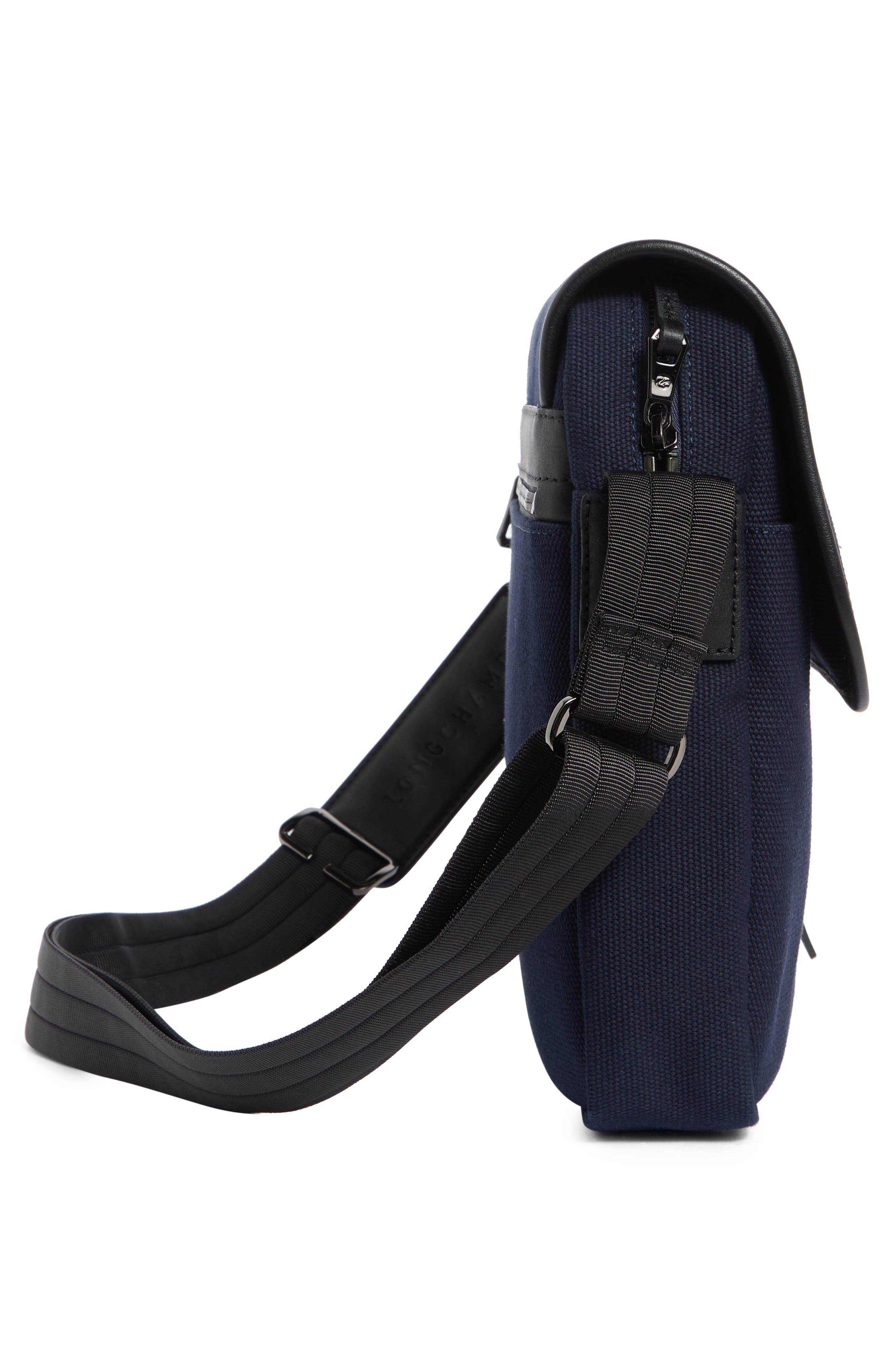 Longchamp LC3D Messenger Bag, Alternate, color, Navy/Black