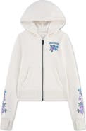 abercrombie kids Kids' Floral Full Zip Hoodie