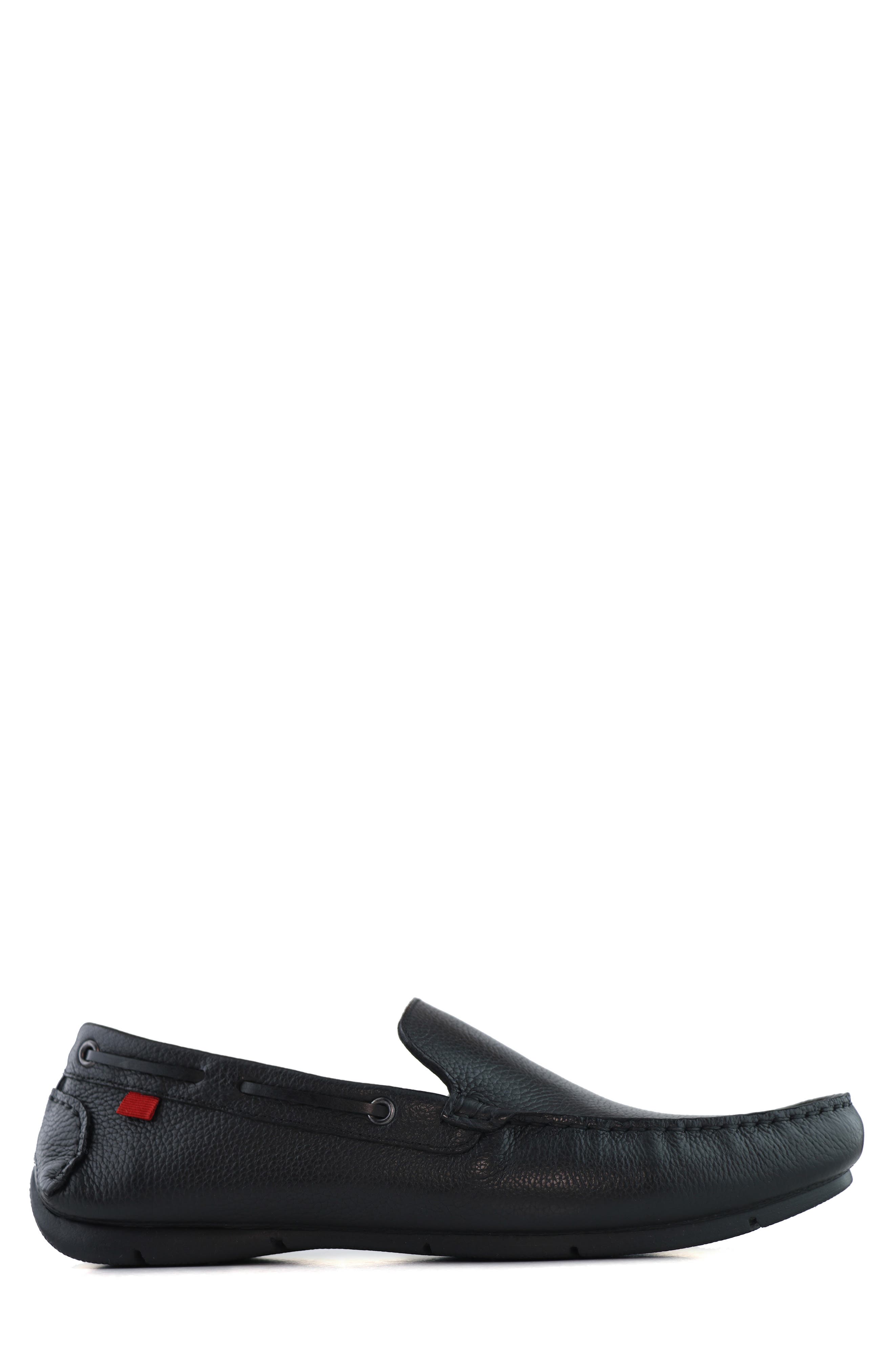 Marc Joseph New York St Tropez Leather Loafer, Alternate, color, Black Grainy