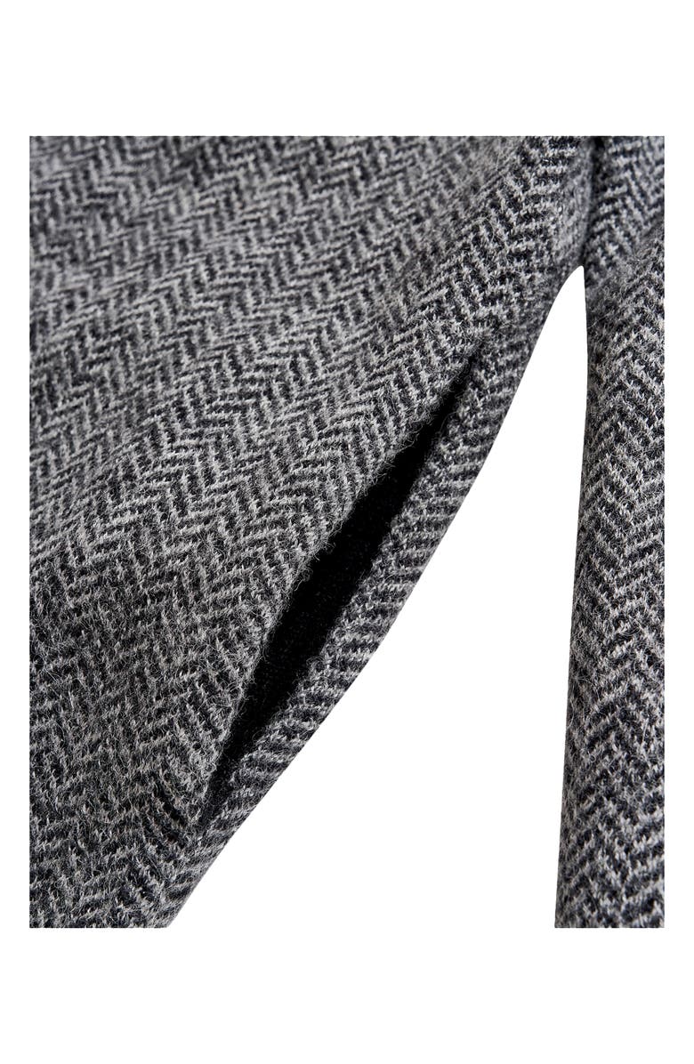 Billy Reid Herringbone Jacquard Baby Alpaca Track Jacket, Alternate, color, 