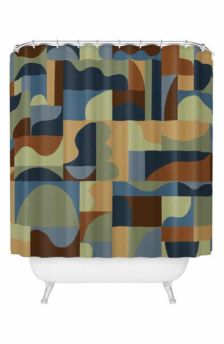 Deny Designs Collage Forest Shower Curtain