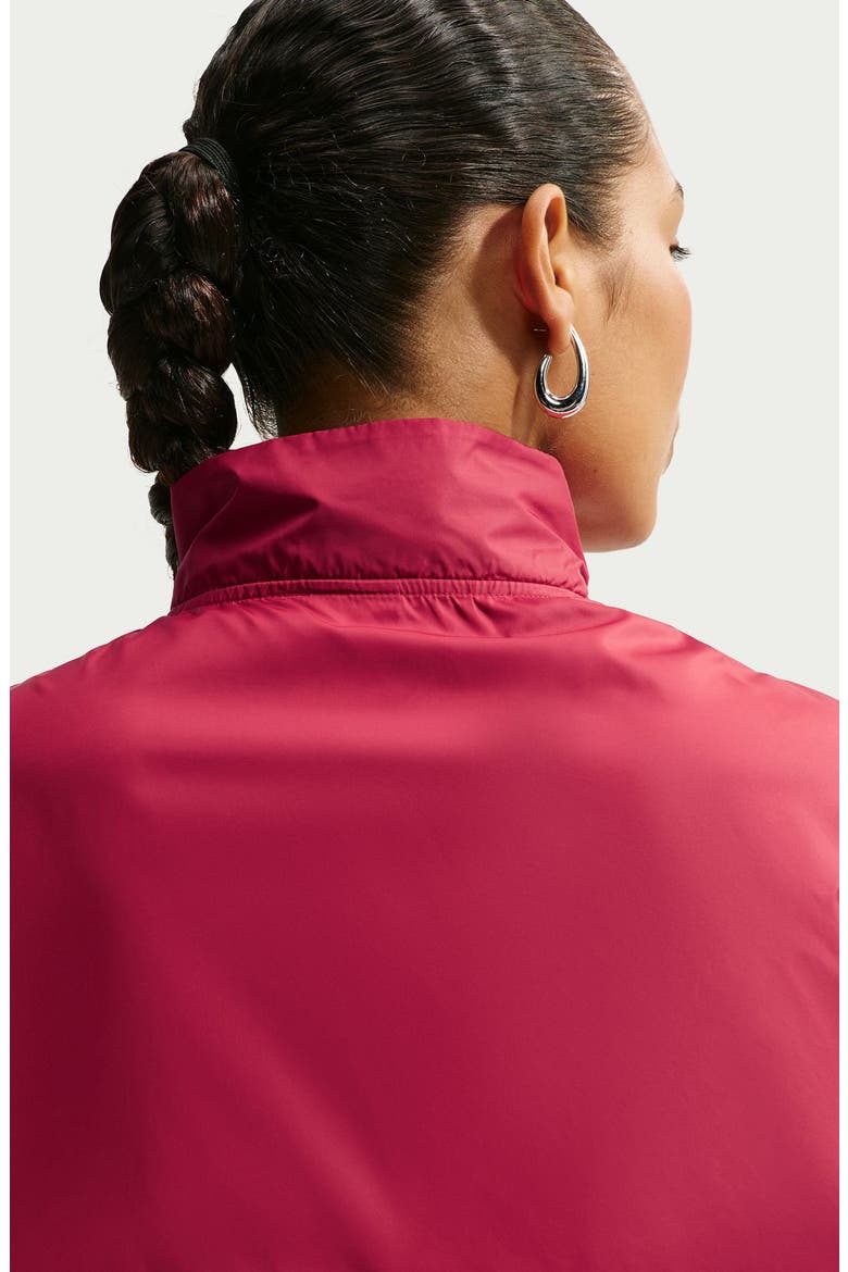 Water Repellent Track Jacket, Alternate, color, TOUGH RED/ SAIL/ SAIL