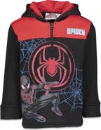 Marvel Spider-man Fleece Quarter-zip Hoodie
