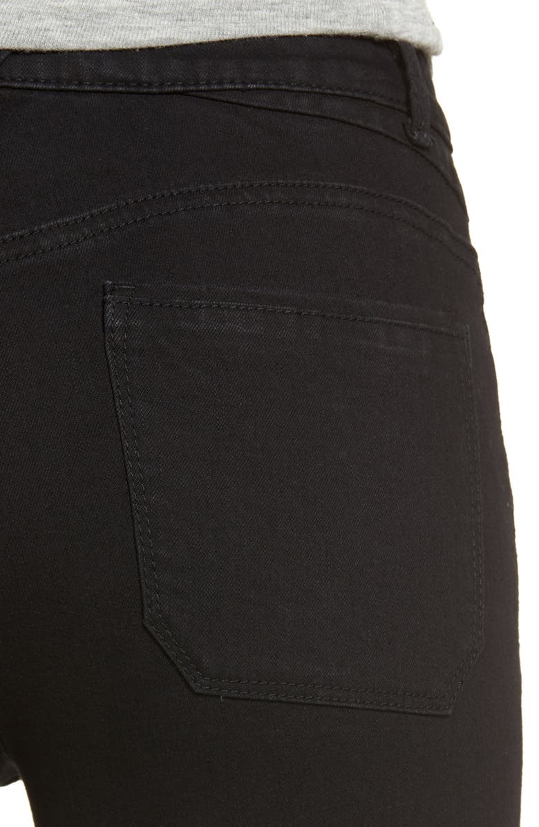 Wit & Wisdom High Waist Button Fly Skinny Ankle Jeans, Alternate, color,