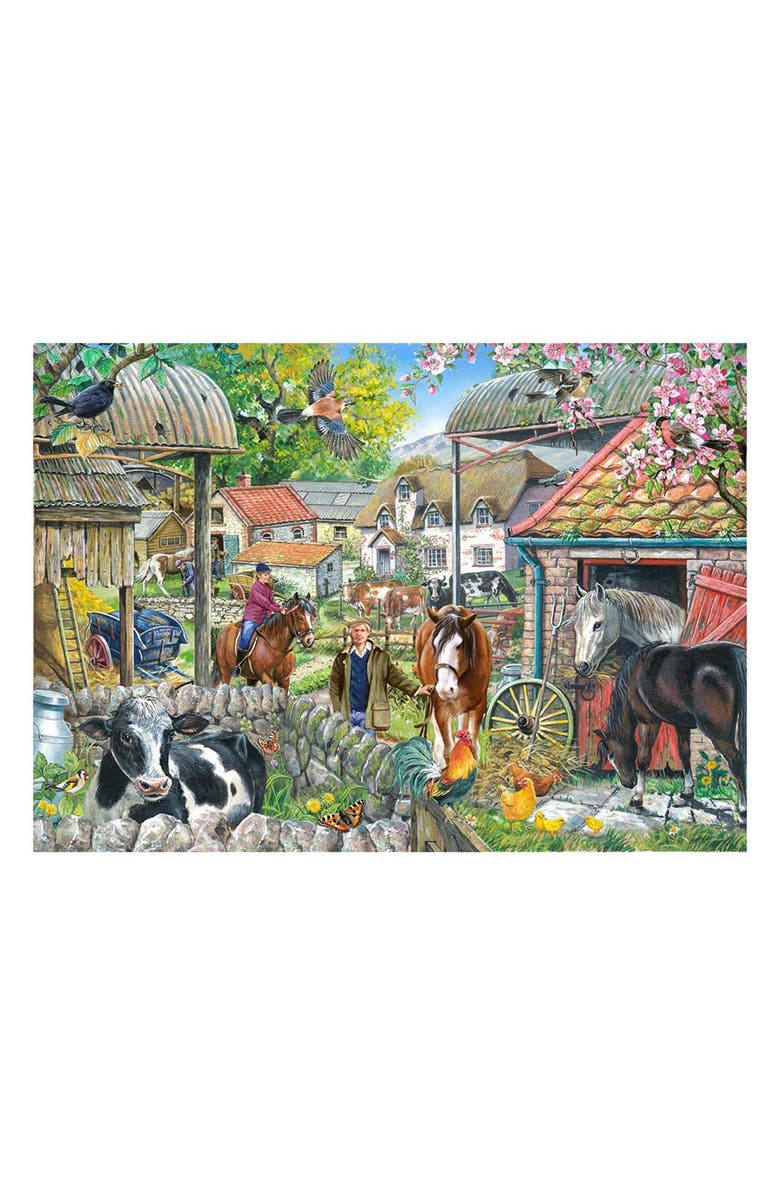 The House of Puzzles Horseshoe Farm Big250-Piece Jigsaw Puzzle, Alternate, color, 