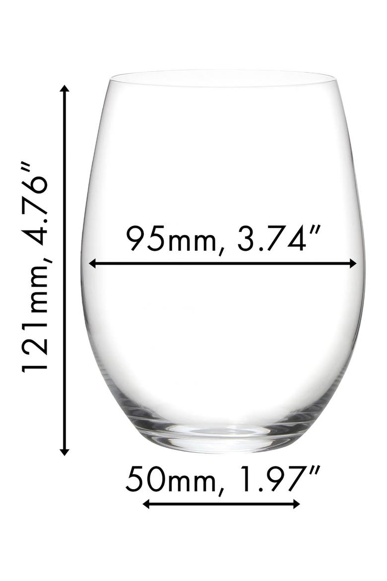 O Cabernet/Merlot Wine Tumbler, Set of 4, Alternate, color, CLEAR