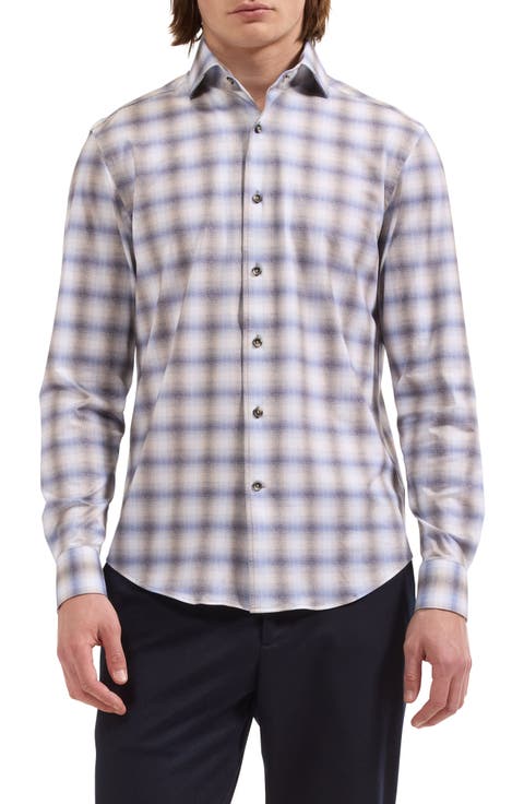 Devon OoohCotton® Plaid Button-Up Shirt
