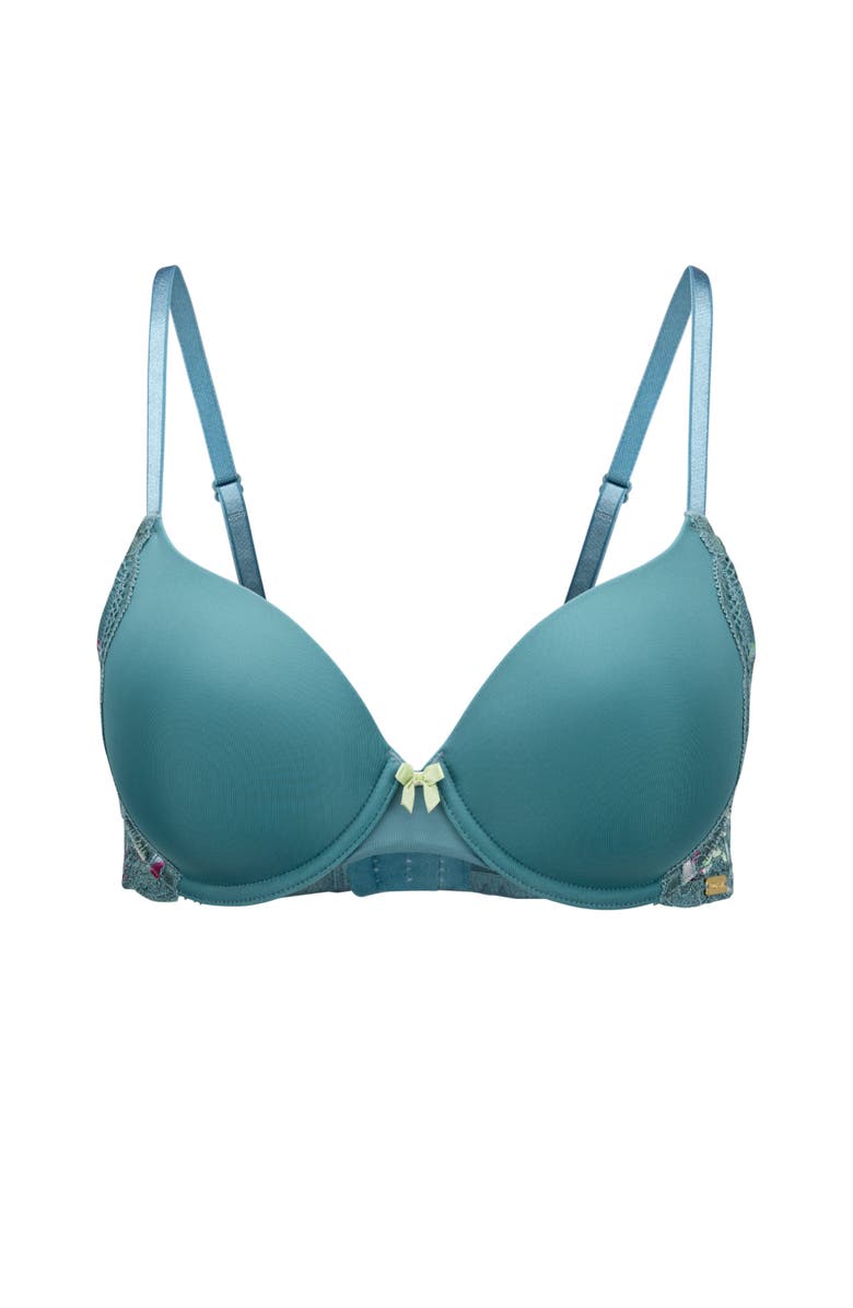 Adore Me Paxton Contour Full Coverage Bra, Alternate, color, Floral Blue