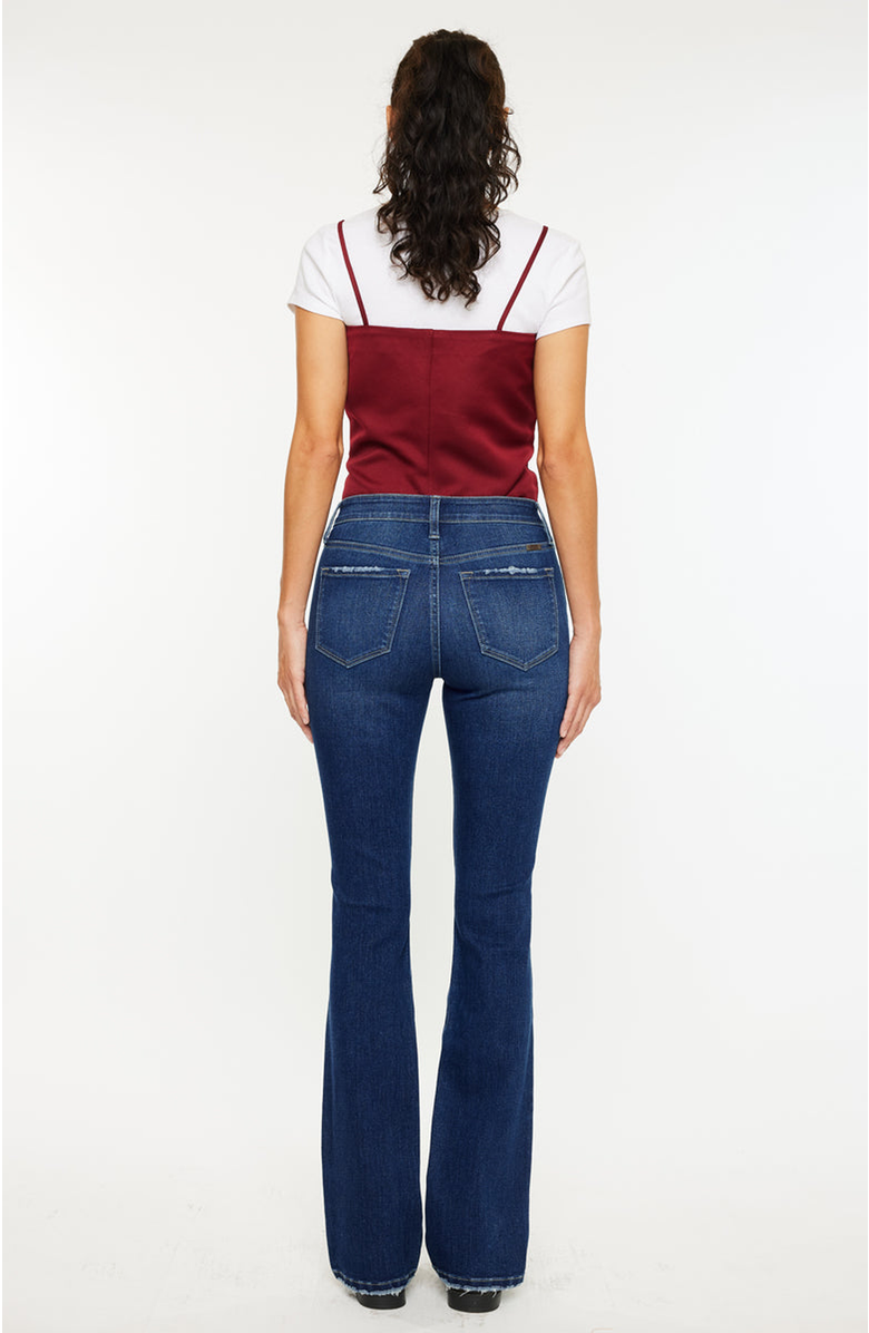 KanCan Gale Essentials High Rise Skinny Bootcut Jeans, Alternate, color, Dark Wash