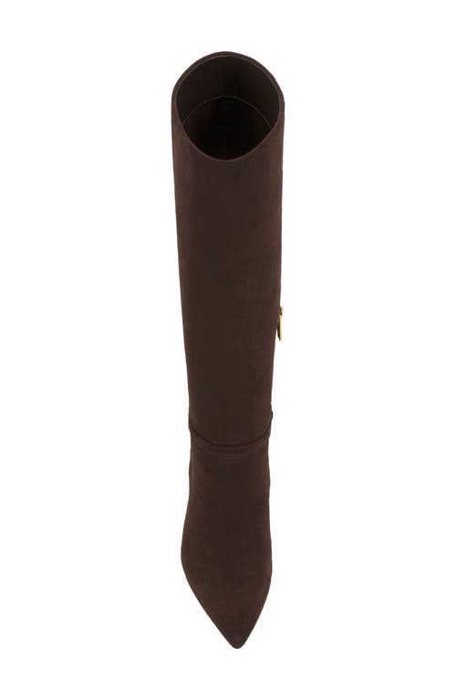 Vince Camuto Mirtha Pointed Toe Knee High Boot In Brown