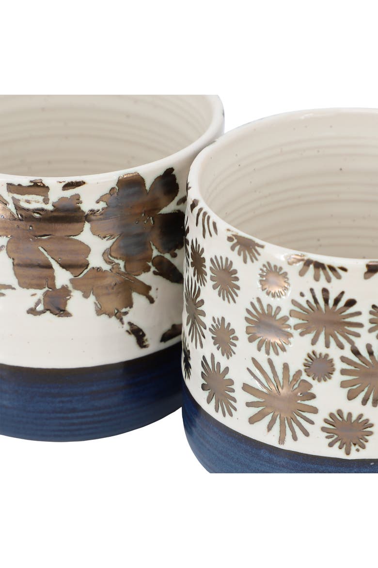 4 Piece 17 Ounce Stoneware Mug Set, Alternate, color, White