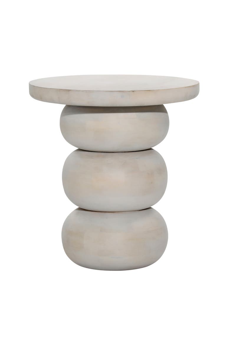 Doretta Mango Wood Side Table, Main, color, Natural
